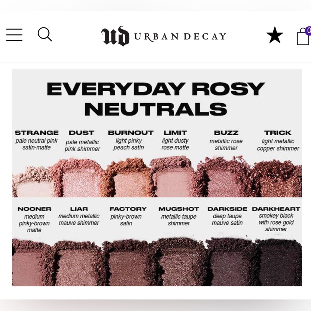 Urban Decay NAKED3 Soft Pink Eyeshadow Palette(Retail$59) - Picture 12 of 12